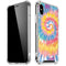 Rainbow Tie Dye iPhone XS Max Clear Case